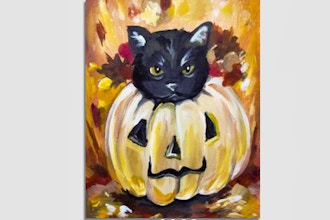 Paint Nite: Kitty Got Punk-Kinned (Ages 6+)